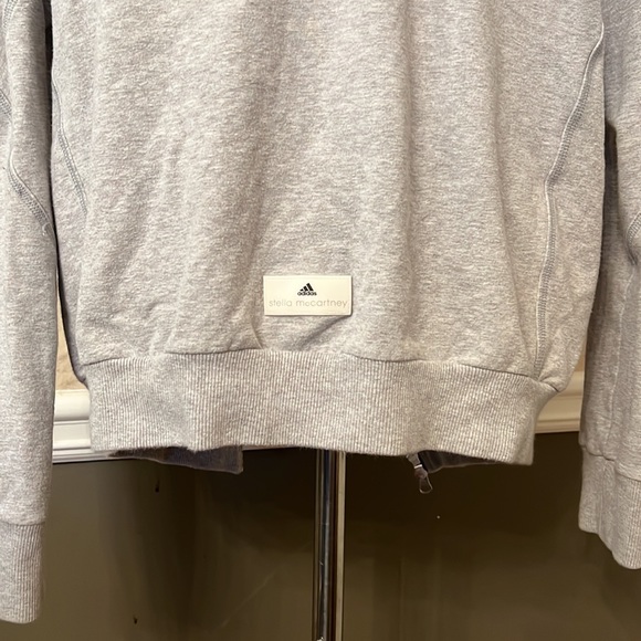 Stella McCartney Adidas Full Zip Gray Hoodie Large - Picture 3 of 8